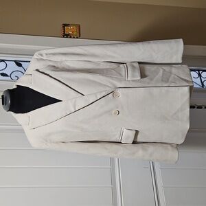 House of Harlow 1960 Cream Wide Rail Corduroy Blazer M